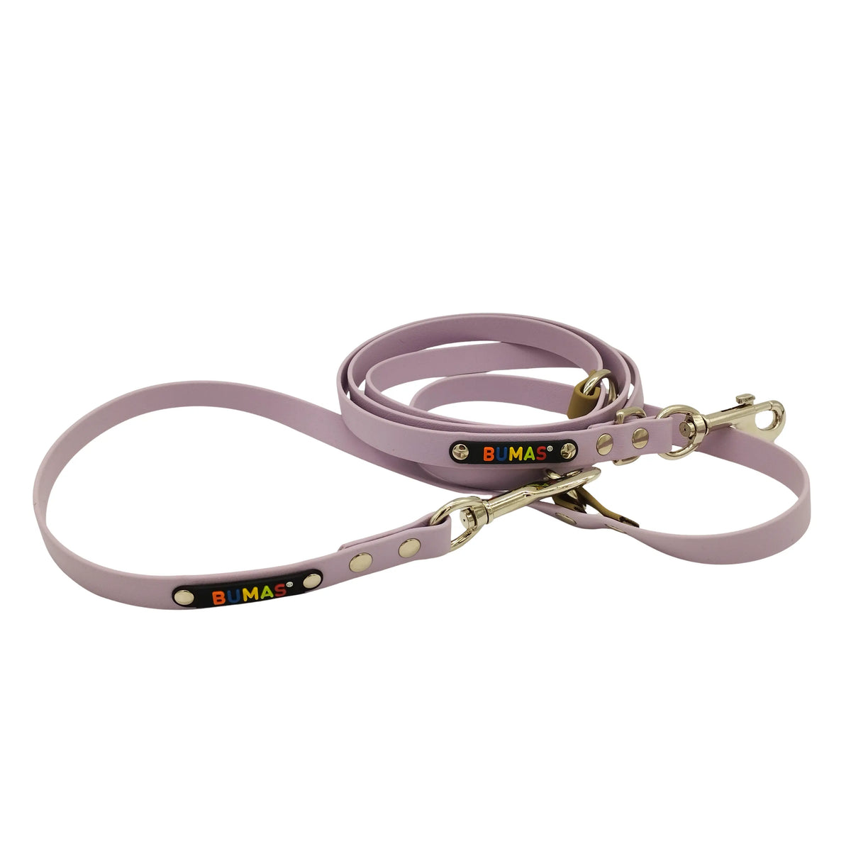 BUMAS verstellbare Führleine pastellviolett-beige