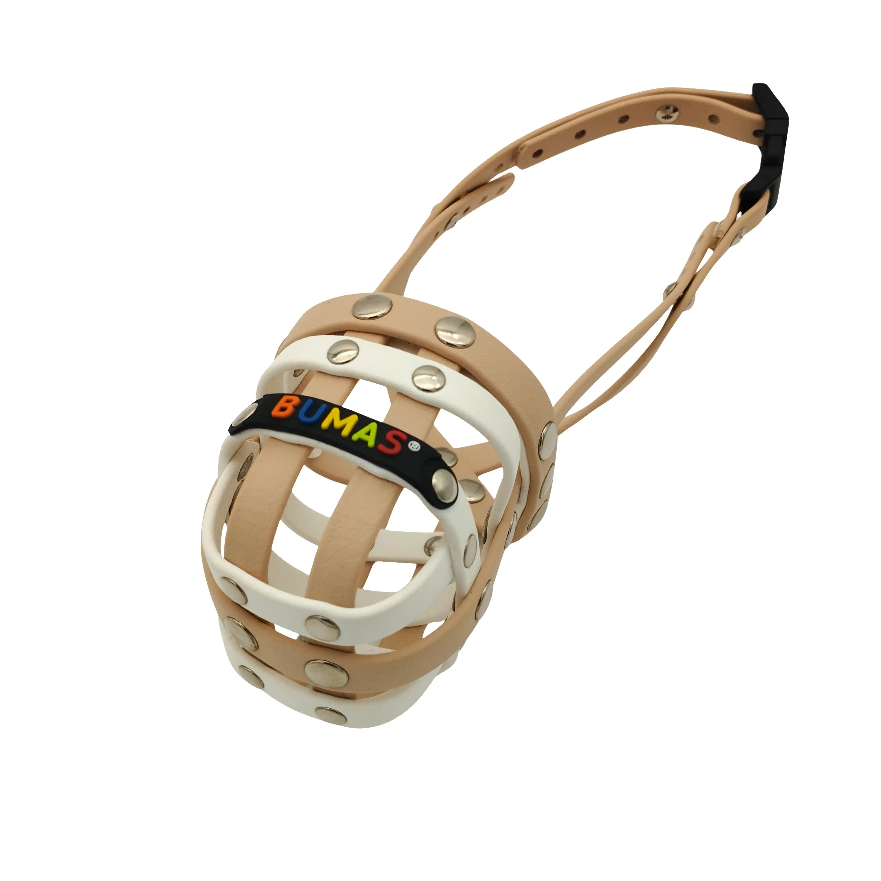 BUMAS Maulkorb puder-weiss-puder