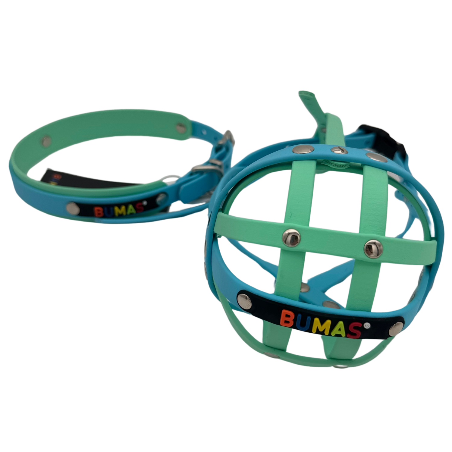 BUMAS Biothane Maulkorb für Französische Bulldogge