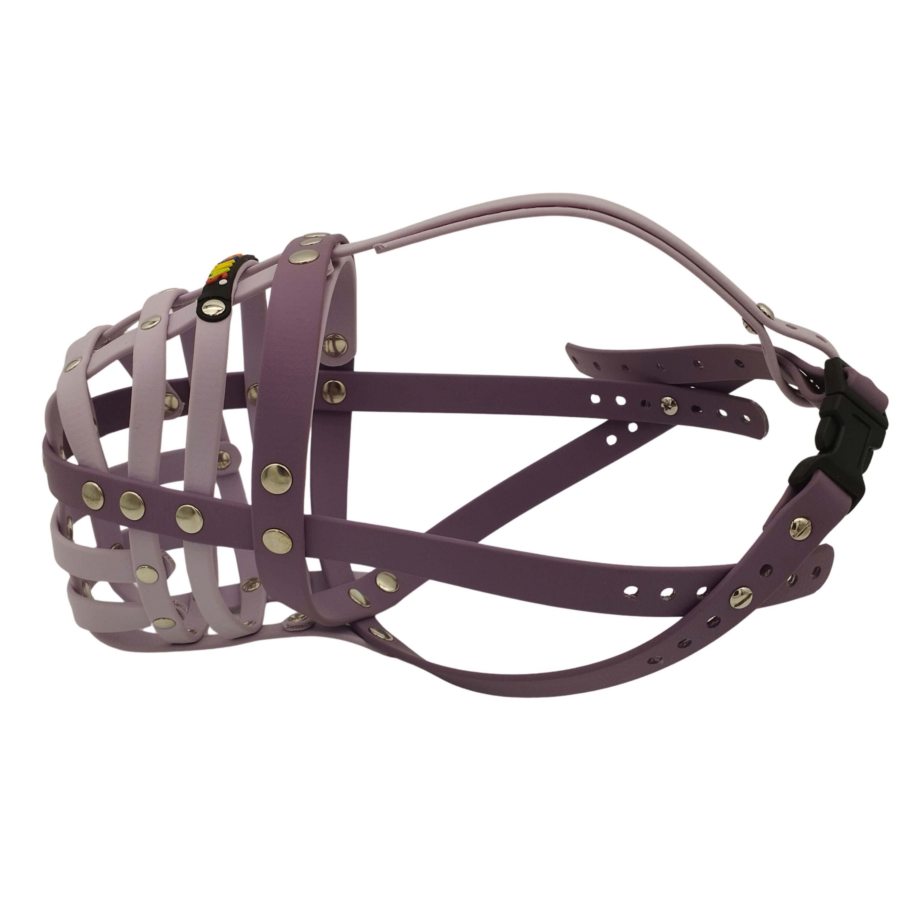 Muselière BUMAS Biothane pour Bull Terriers à museau rabattu