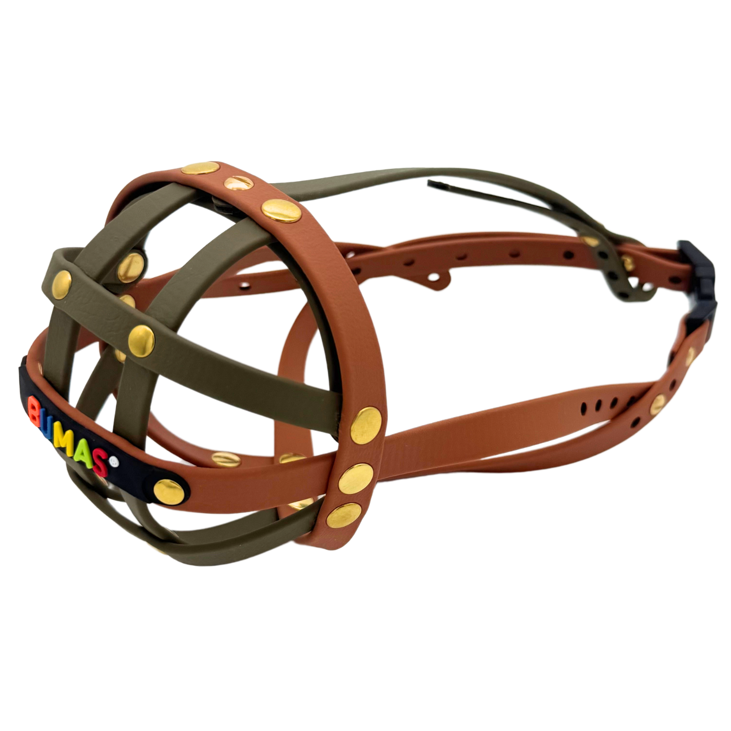 BUMAS Biothane Muzzle for Pugs