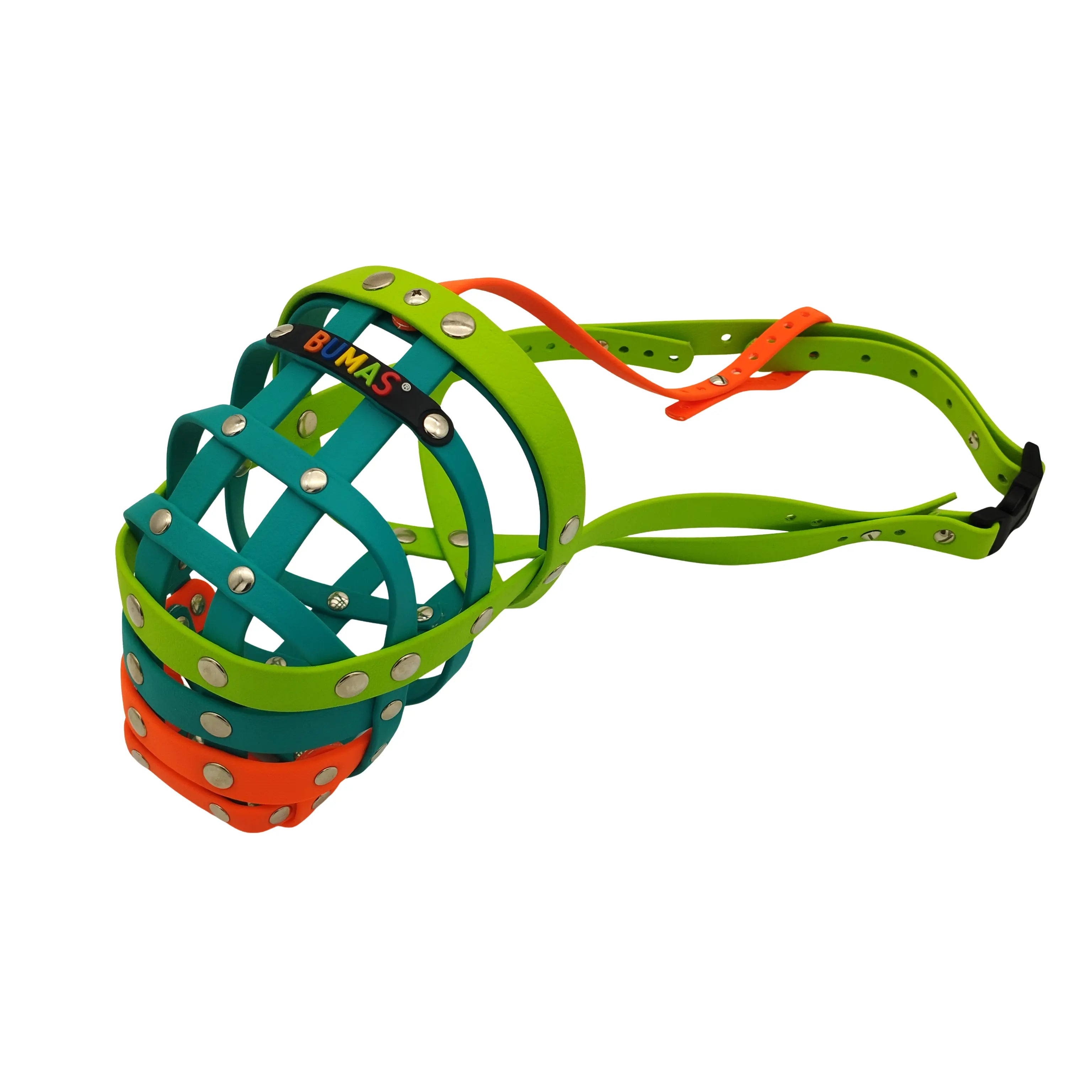 BUMAS Maulkorb kiwi-türkis-türkis