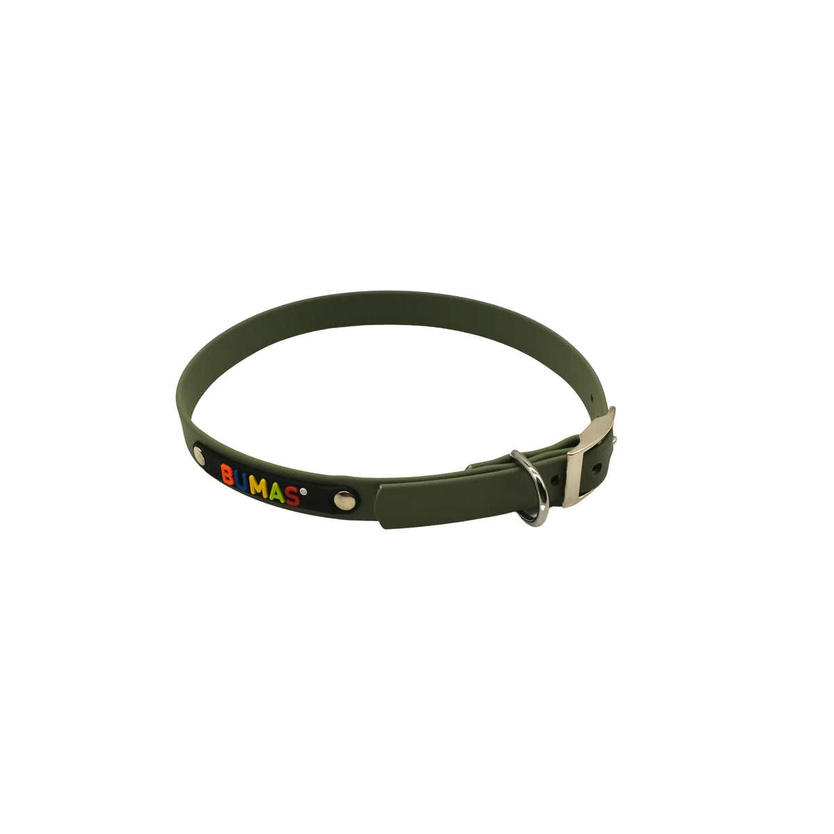 BUMAS Halsband Basic foggy green 45cm