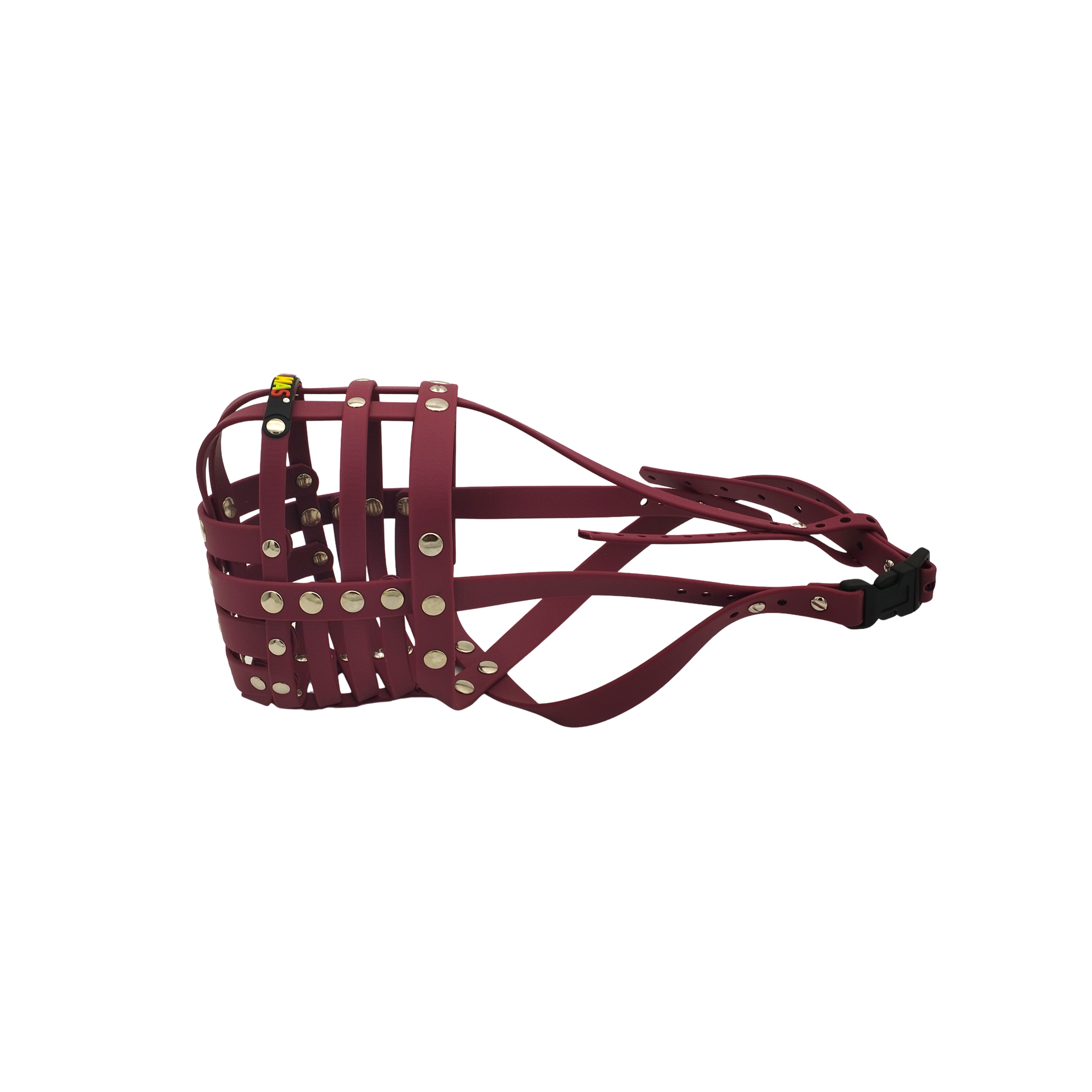 BUMAS Maulkorb weinrot-weinrot-weinrot