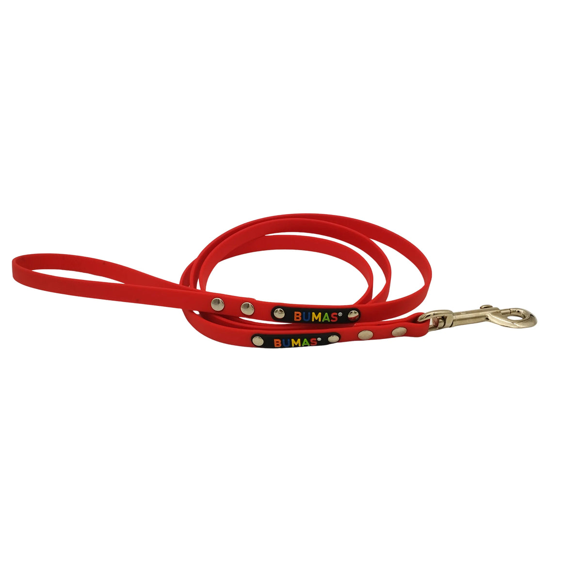 BUMAS Führleine mit Handschlaufe rot
