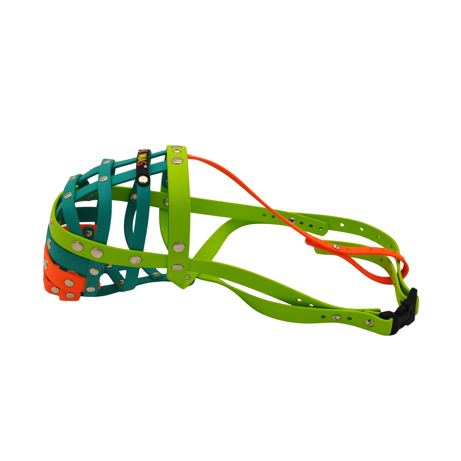 BUMAS Maulkorb kiwi-türkis-türkis