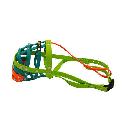 BUMAS Maulkorb kiwi-türkis-türkis