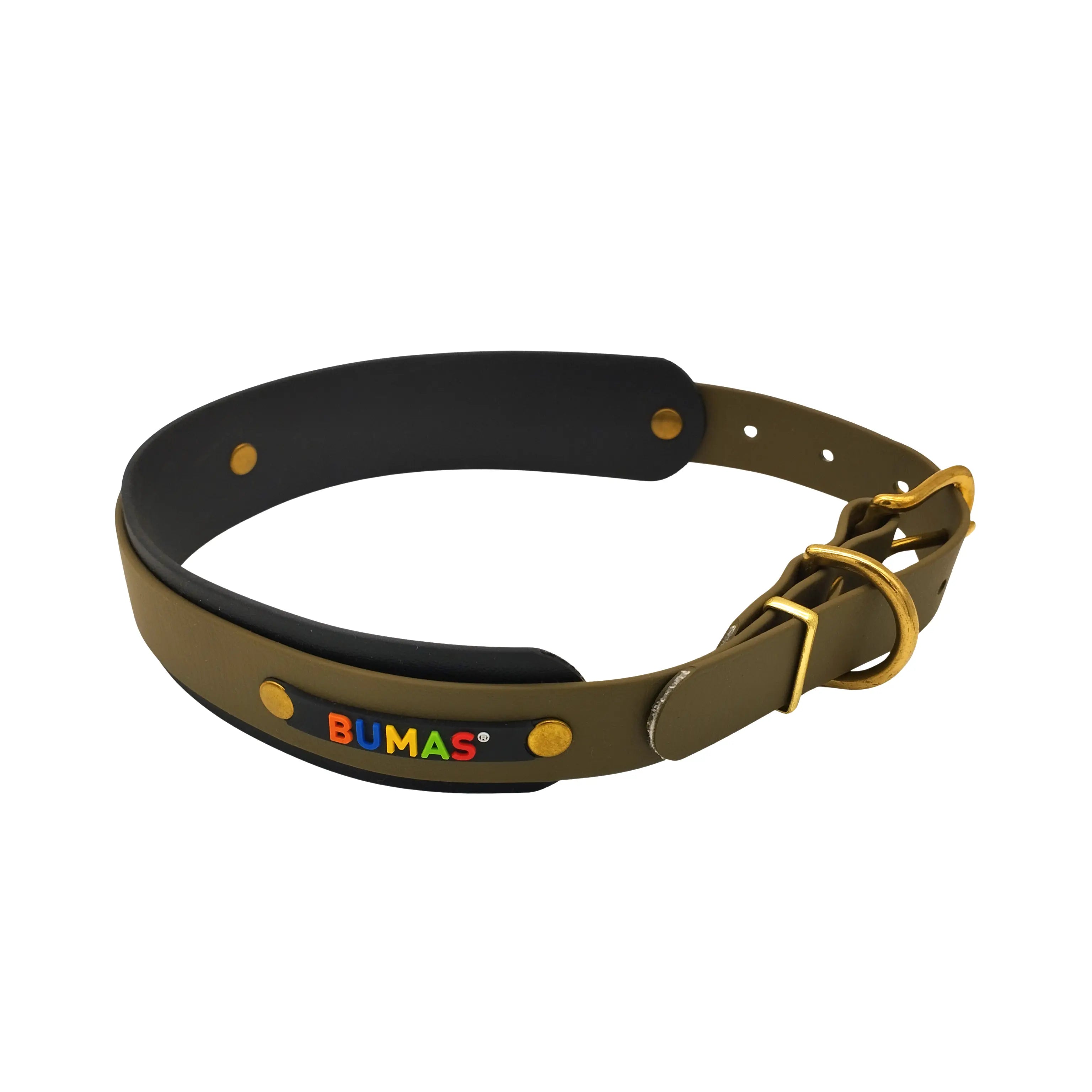 BUMAS Halsband Elements olivgrün-schwarz