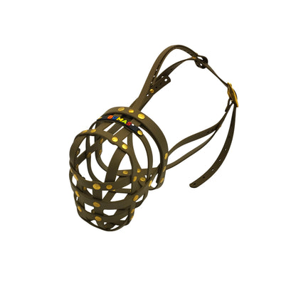 BUMAS Maulkorb olivgrün-olivgrün-olivgrün