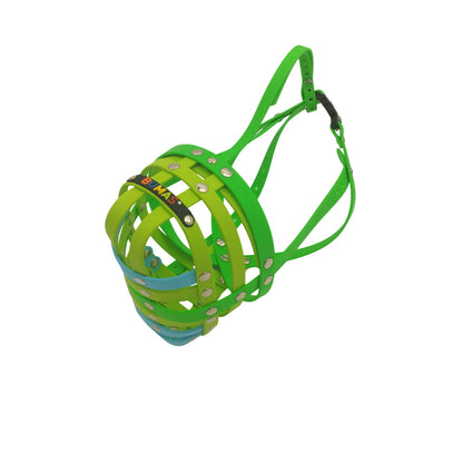 BUMAS Maulkorb neon grün-kiwi-kiwi