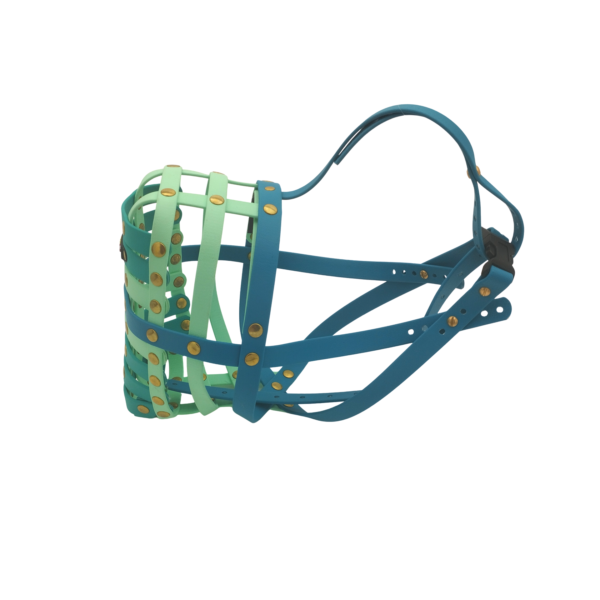 BUMAS Maulkorb petrol-karibikgrün-karibikgrün