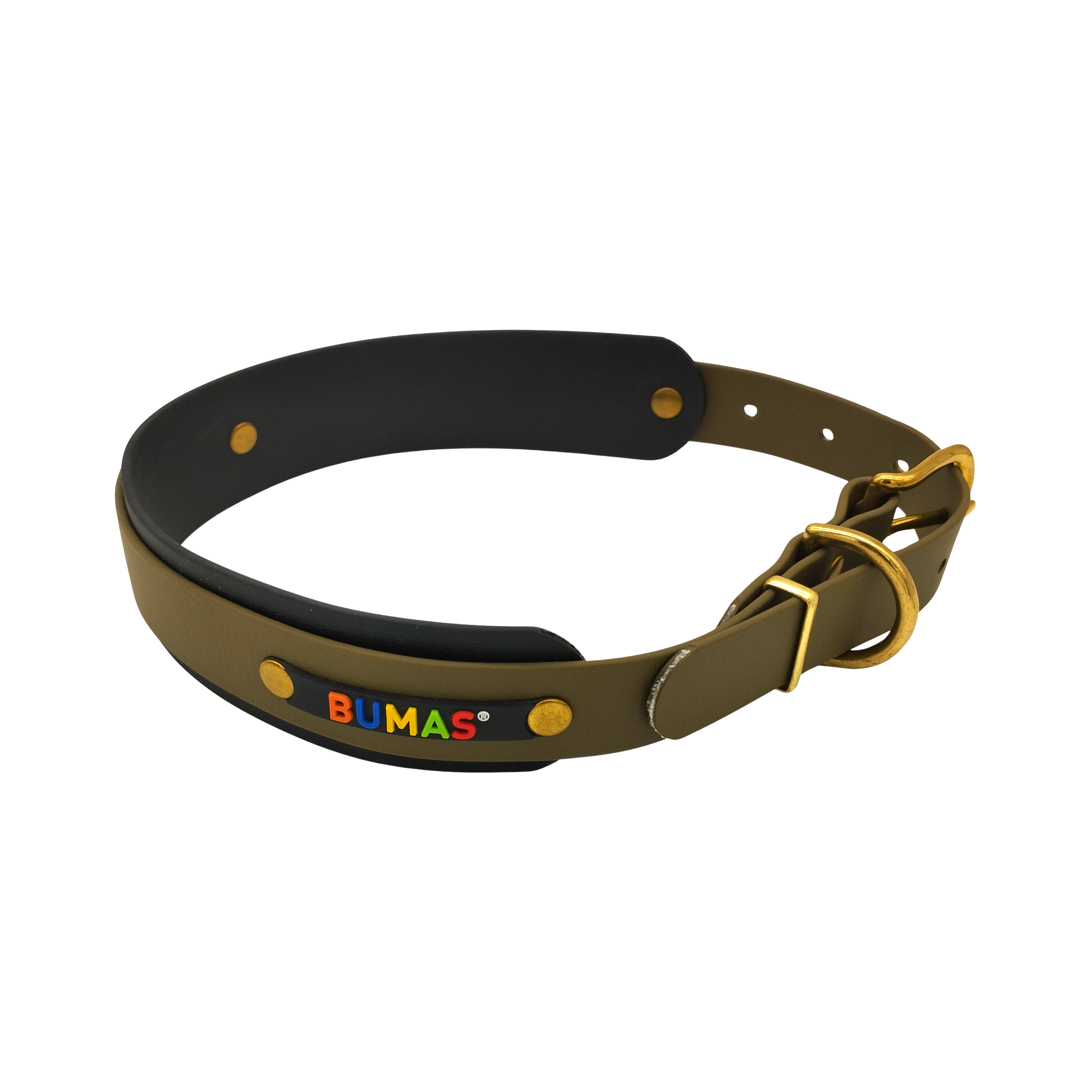 BUMAS Halsband Elements olivgrün-schwarz