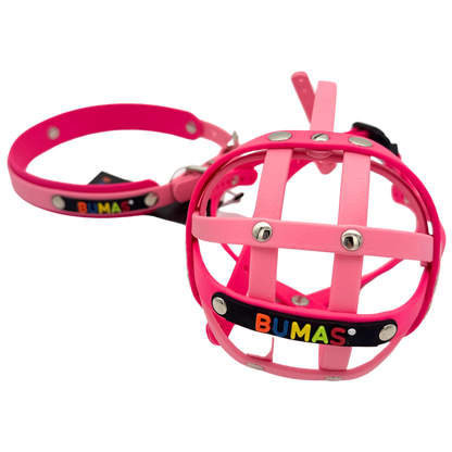 BUMAS Biothane Maulkorb für Boston Terrier