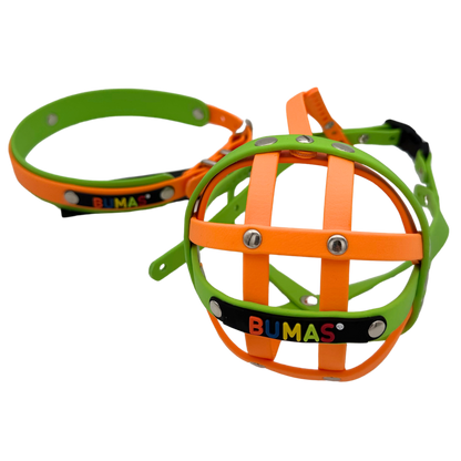 BUMAS Biothane Maulkorb für Boston Terrier
