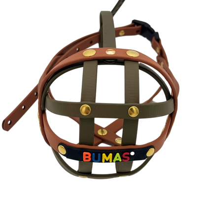 BUMAS Biothane Maulkorb für Boston Terrier