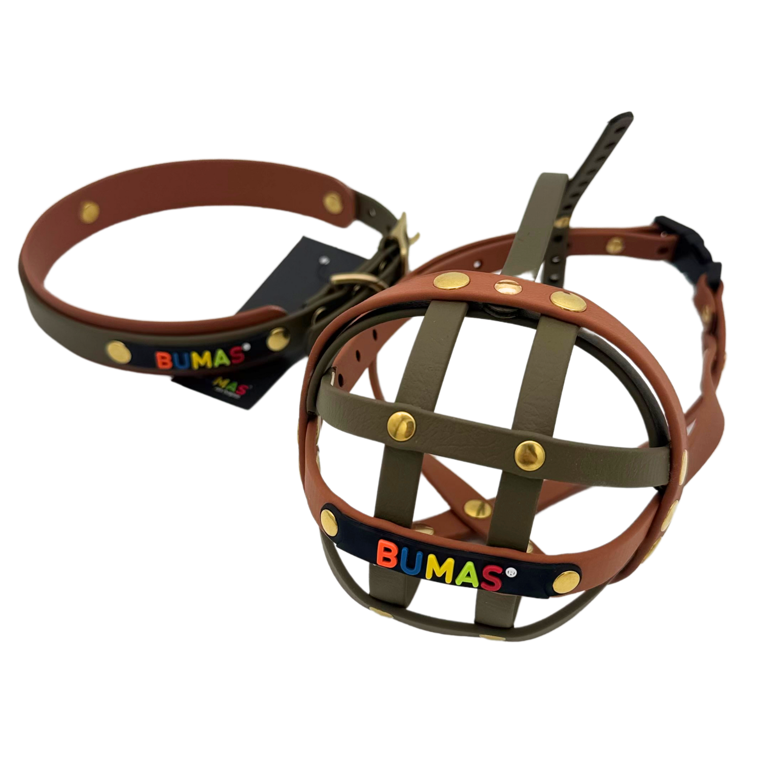 BUMAS Biothane Maulkorb für Boston Terrier