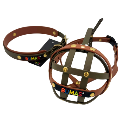 BUMAS Biothane Maulkorb für Boston Terrier