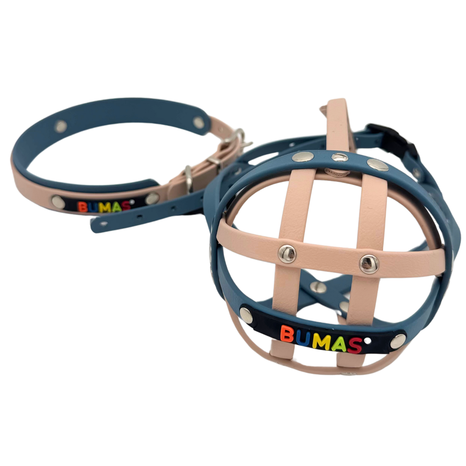 BUMAS Biothane Maulkorb für Boston Terrier