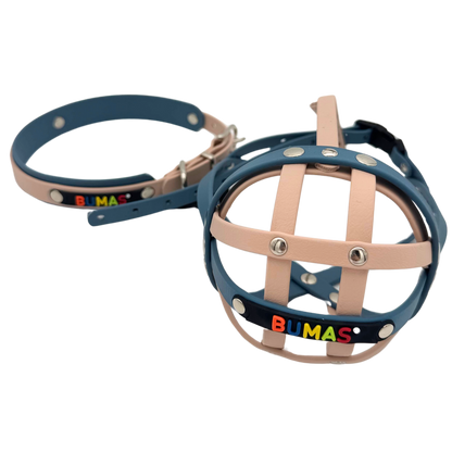 BUMAS Biothane Maulkorb für Boston Terrier