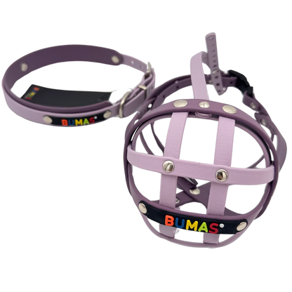 BUMAS Biothane Maulkorb für Boston Terrier