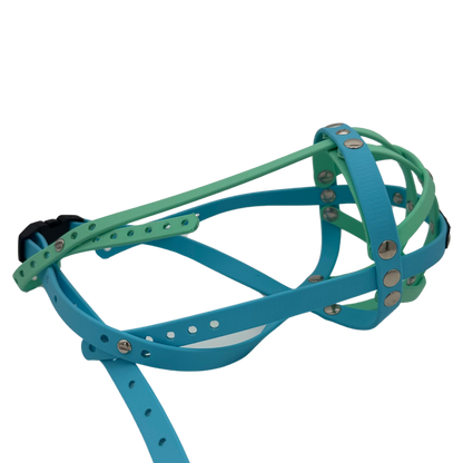 BUMAS Biothane Maulkorb für Boston Terrier