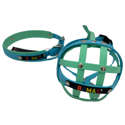 BUMAS Biothane Maulkorb für Boston Terrier