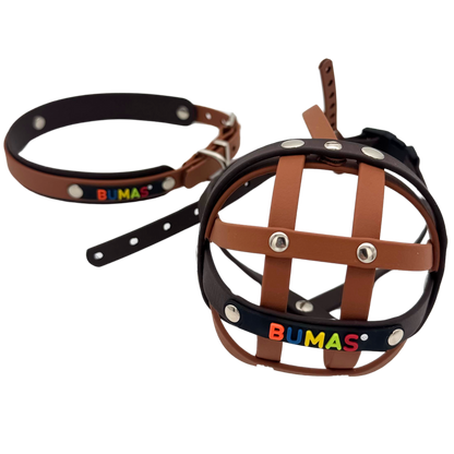 BUMAS Biothane Maulkorb für Boston Terrier