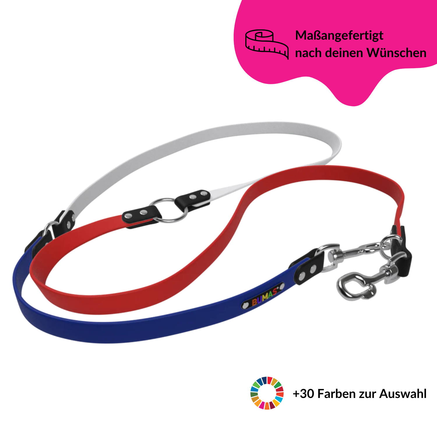 BUMAS Biothane® Leine Elements nach Maß
