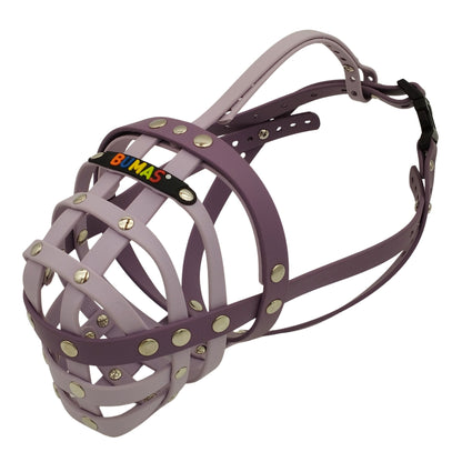 Muselière BUMAS Biothane pour Bull Terriers à museau rabattu