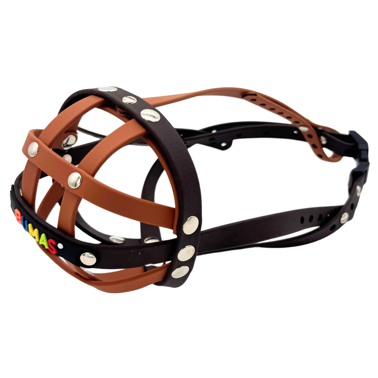 BUMAS Biothane Muzzle for Pugs