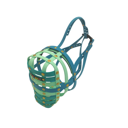 BUMAS Maulkorb petrol-karibikgrün-karibikgrün