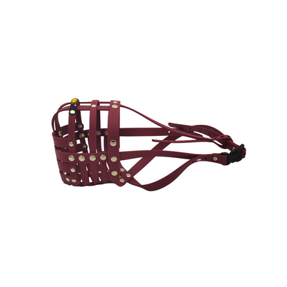 BUMAS Maulkorb weinrot-weinrot-weinrot