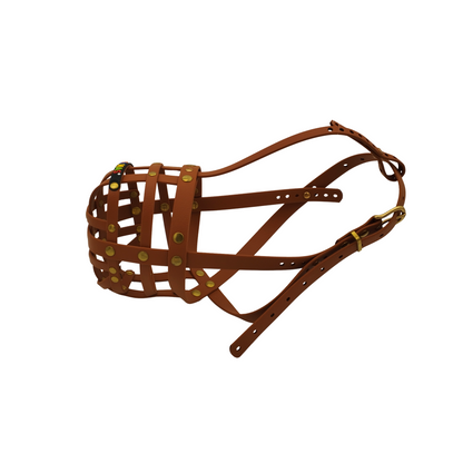 BUMAS Maulkorb hellbraun-hellbraun-hellbraun