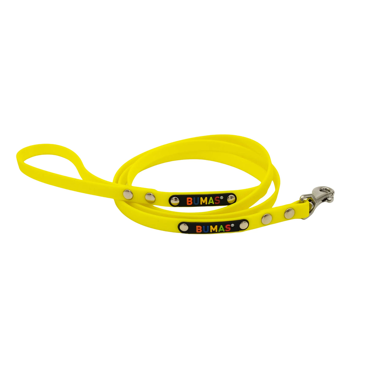 BUMAS Führleine mit Handschlaufe neon gelb