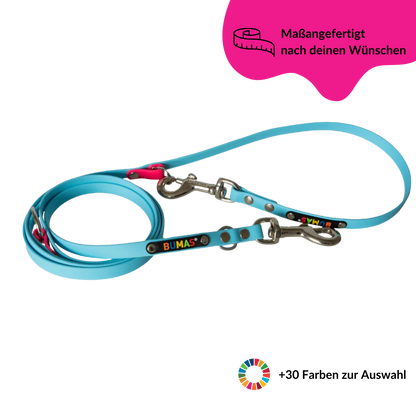 BUMAS Biothane® adjustable leash made to measure