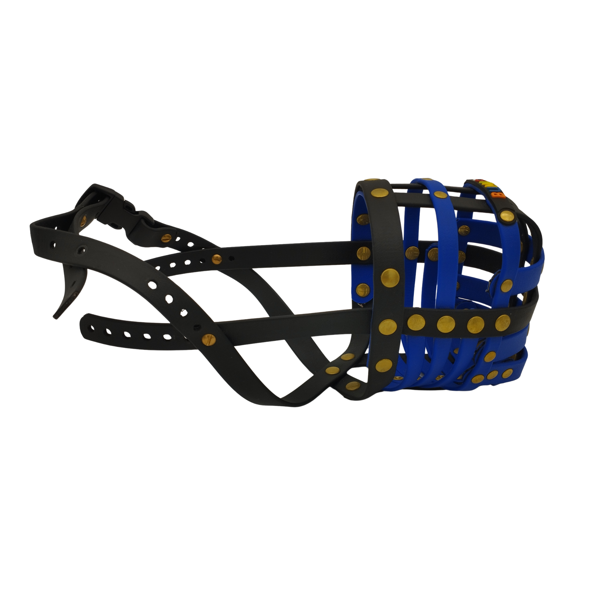 BUMAS Maulkorb Schwarz - Blau - Schwarz BUMAS Maulkorb Schwarz - Blau - Schwarz