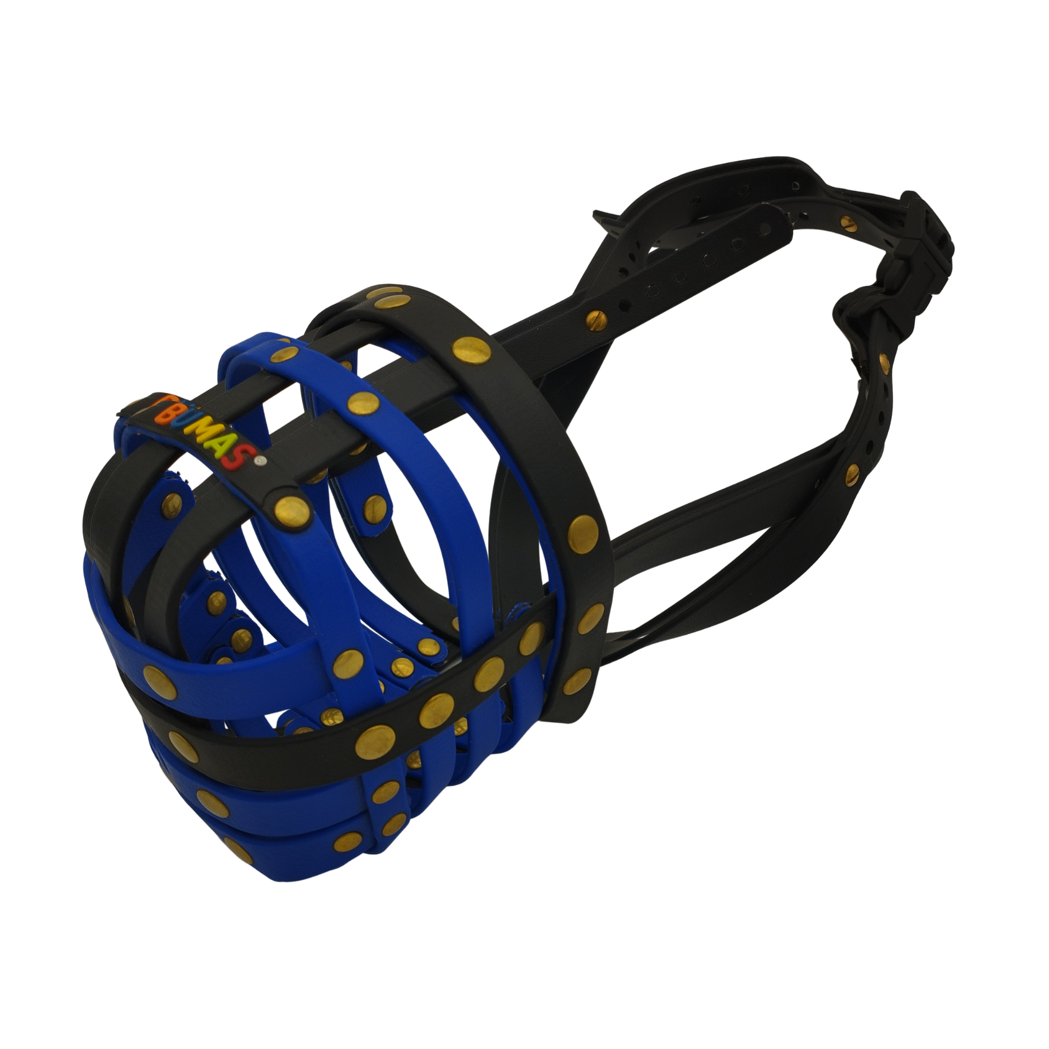 BUMAS Maulkorb Schwarz - Blau - Schwarz BUMAS Maulkorb Schwarz - Blau - Schwarz