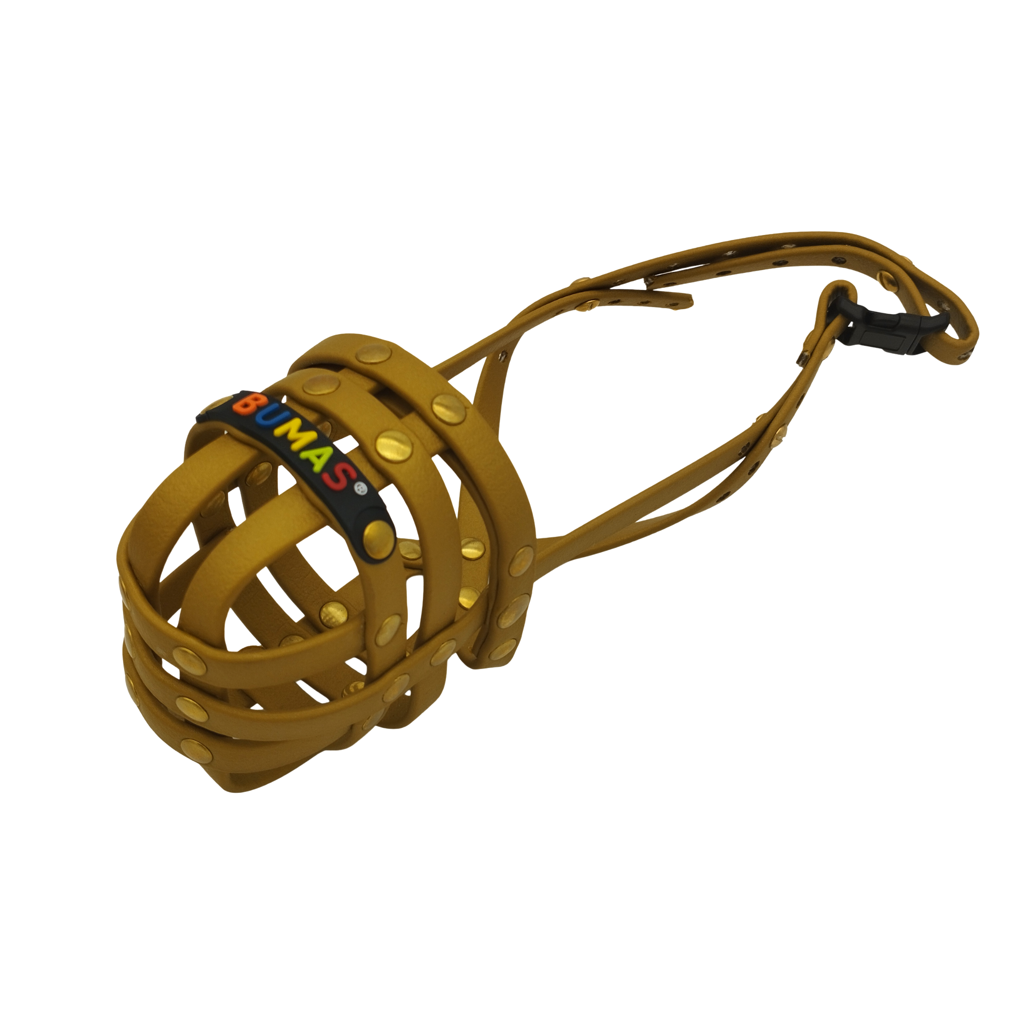 BUMAS Maulkorb gold-gold-gold