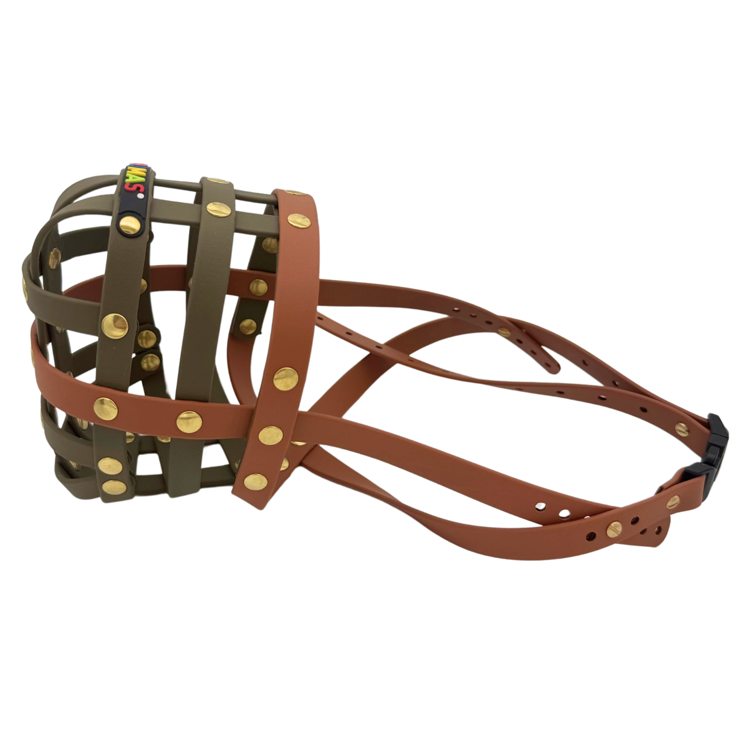 BUMAS Biothane Dog Muzzle for Rasse - Colour Modellbezeichnung BUMAS Biothane Dog Muzzle for Rasse - Colour Modellbezeichnung