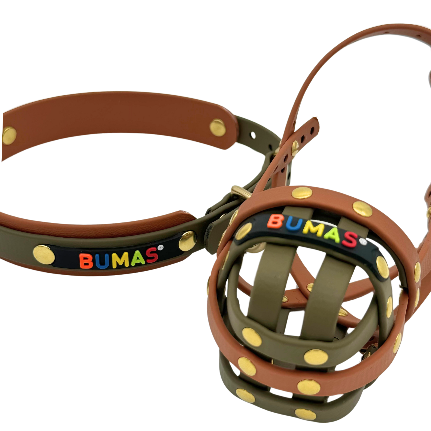 BUMAS Biothane Maulkorb für Dackel