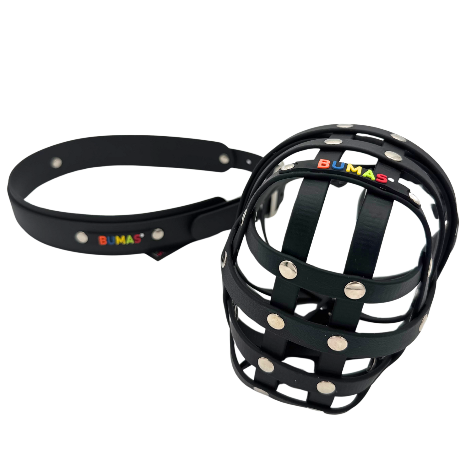 BUMAS Biothane Dog Muzzle for Rasse - Colour Modellbezeichnung BUMAS Biothane Dog Muzzle for Rasse - Colour Modellbezeichnung