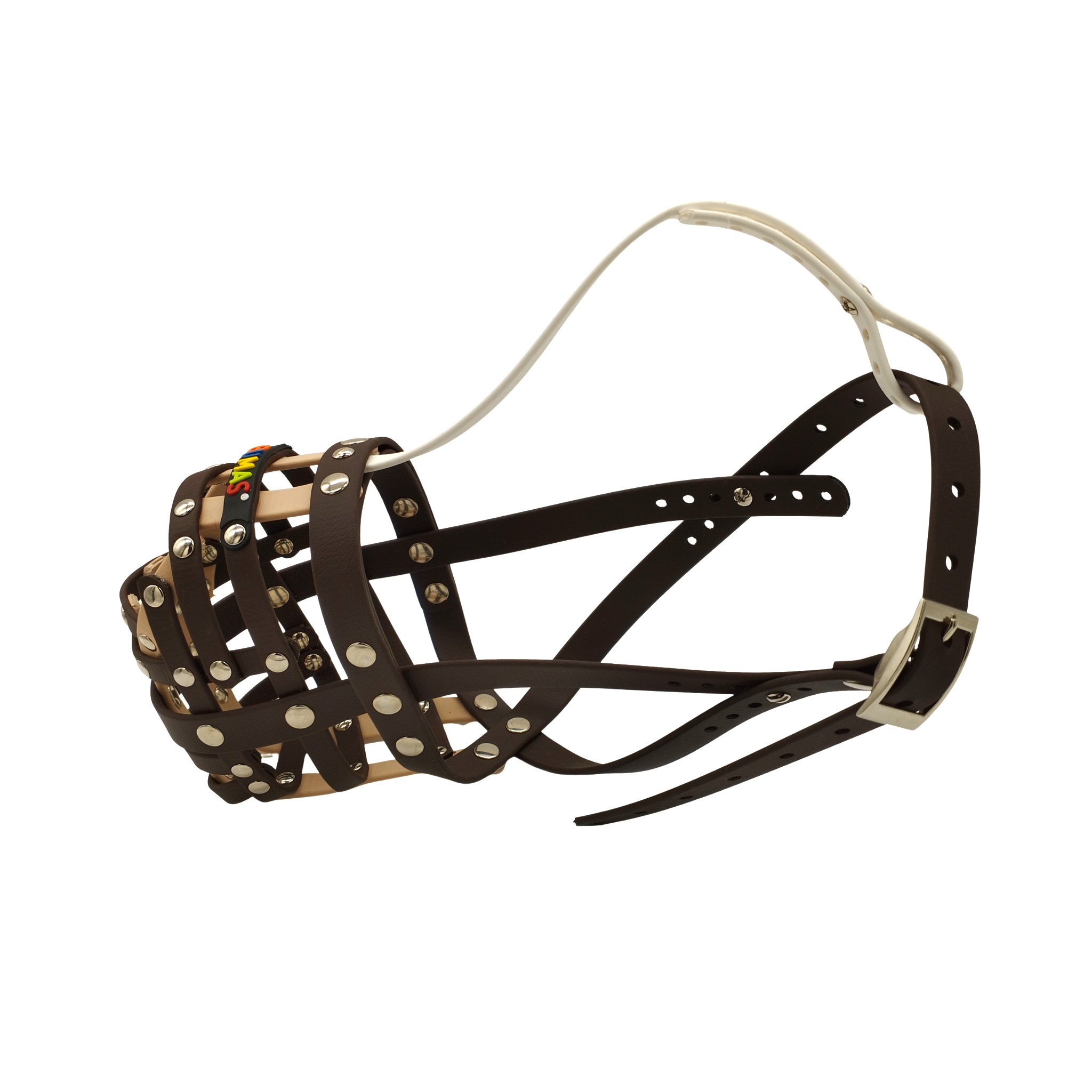 BUMAS Maulkorb Braun - Braun - Puder